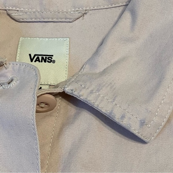 Vans Cropped Boxy Pale Blush Shacket Jacket, Size Medium, Pale Pink - Picture 11 of 11